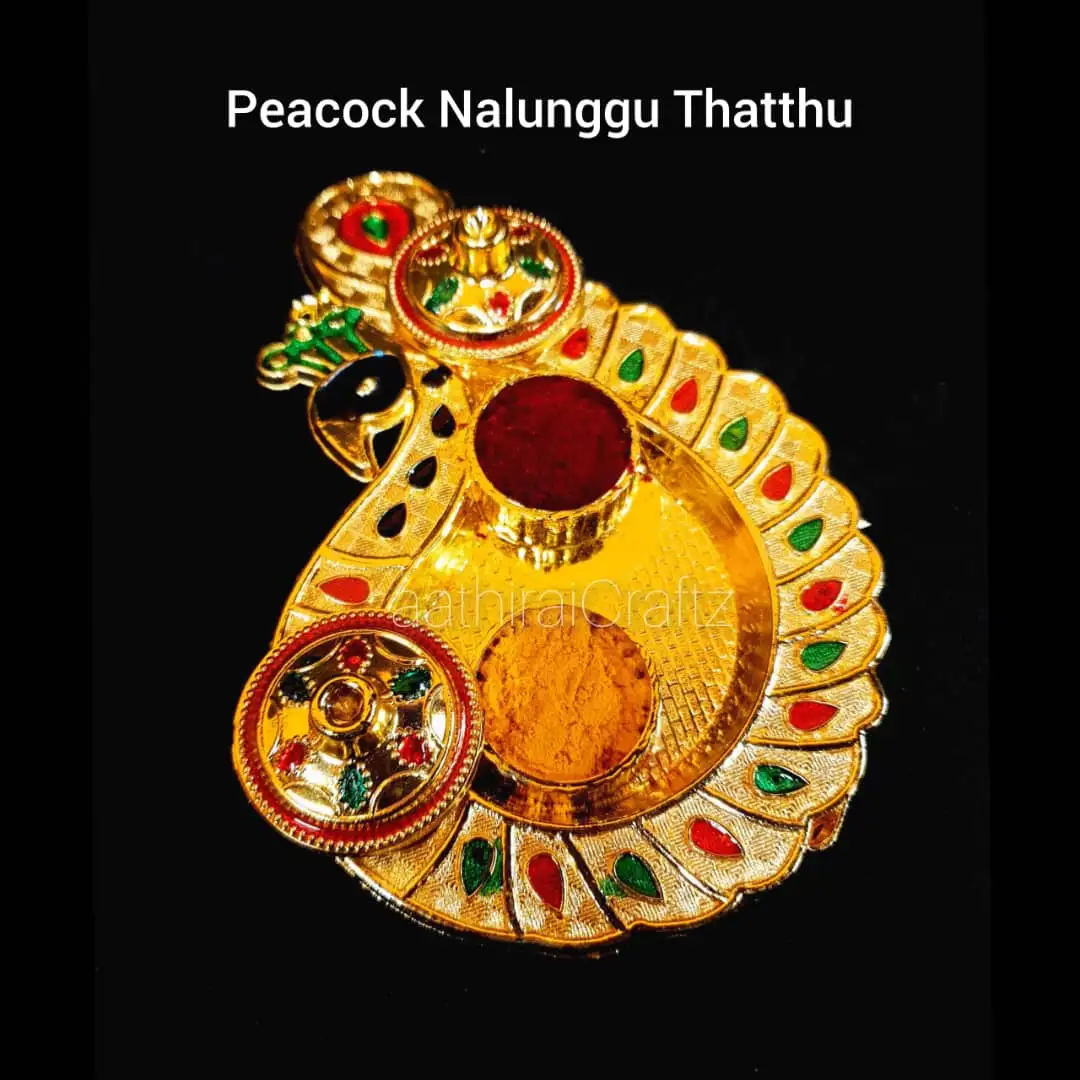 Nalungu Thattu Manjal Kumkum Tray - image 1