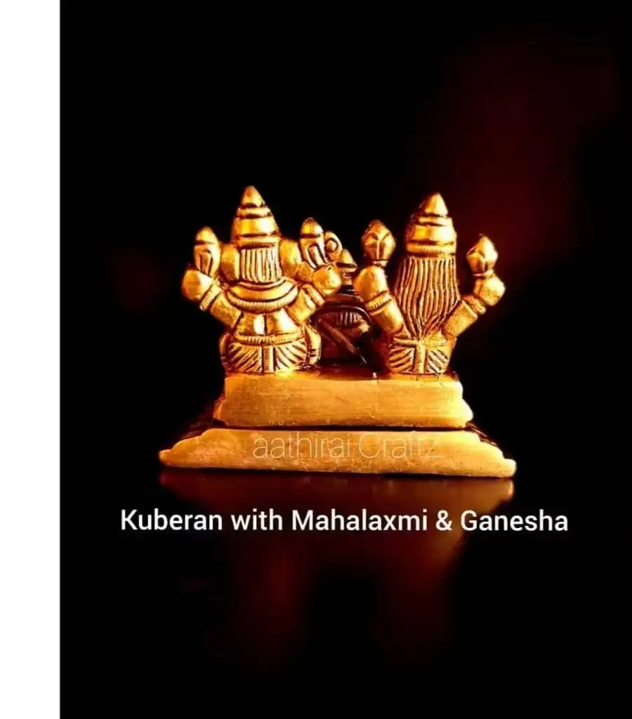 Kubera Laxmi / Kuber Lakshmi Ganesha Statue - image 2