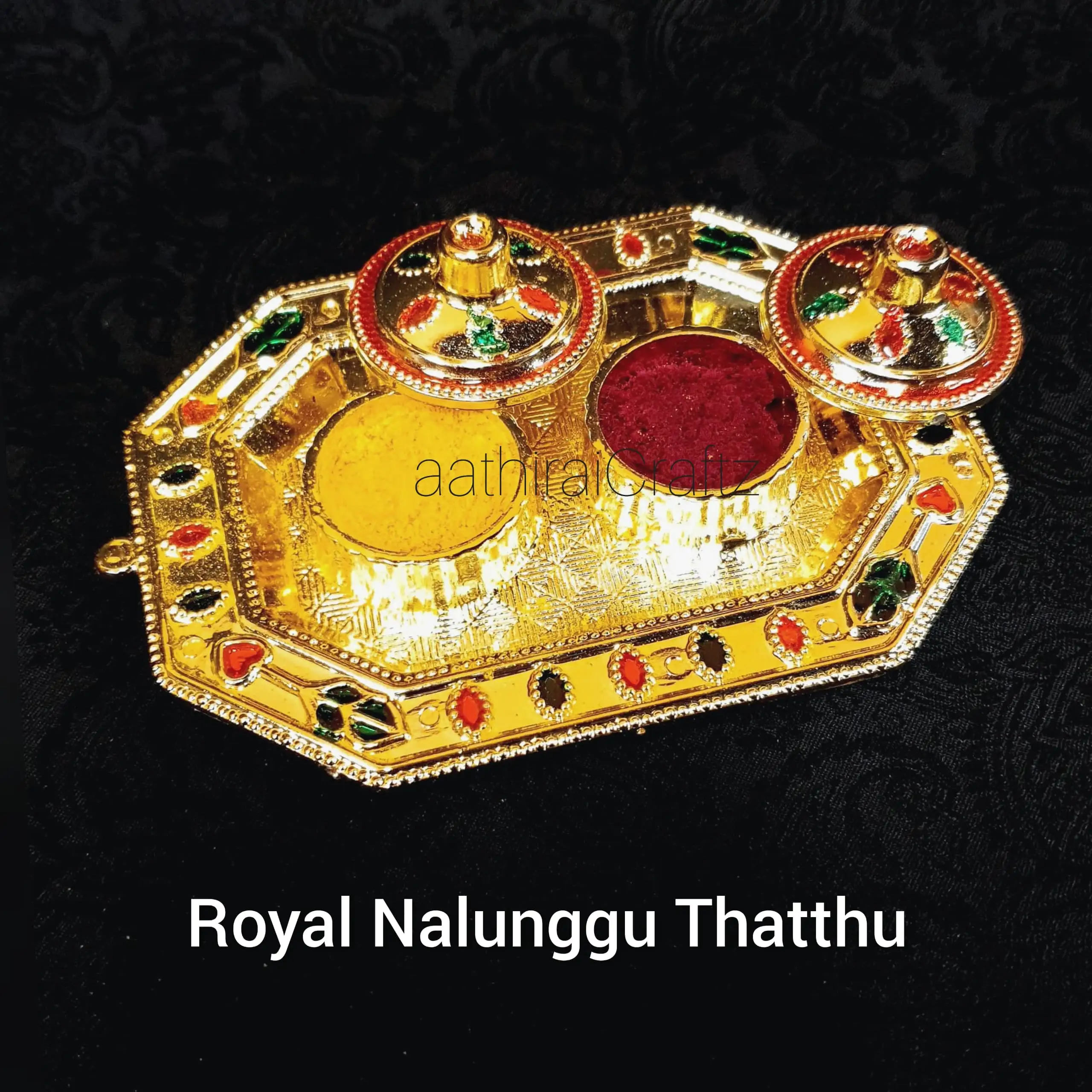 Nalungu Thattu Manjal Kumkum Tray - image 2