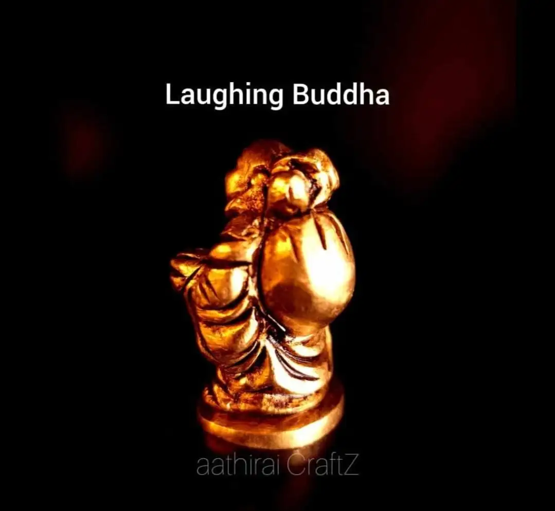 Small Laughing Buddha Statue - image 2