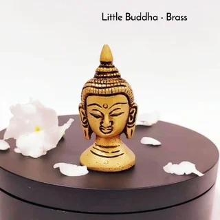 Buddha Idol - Brass - image 1